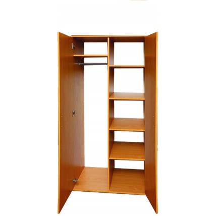Шафа комбінована для документів і одягу 2-дверна
