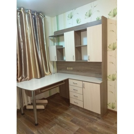 Стіл комп'ютерний кутовий з шафою